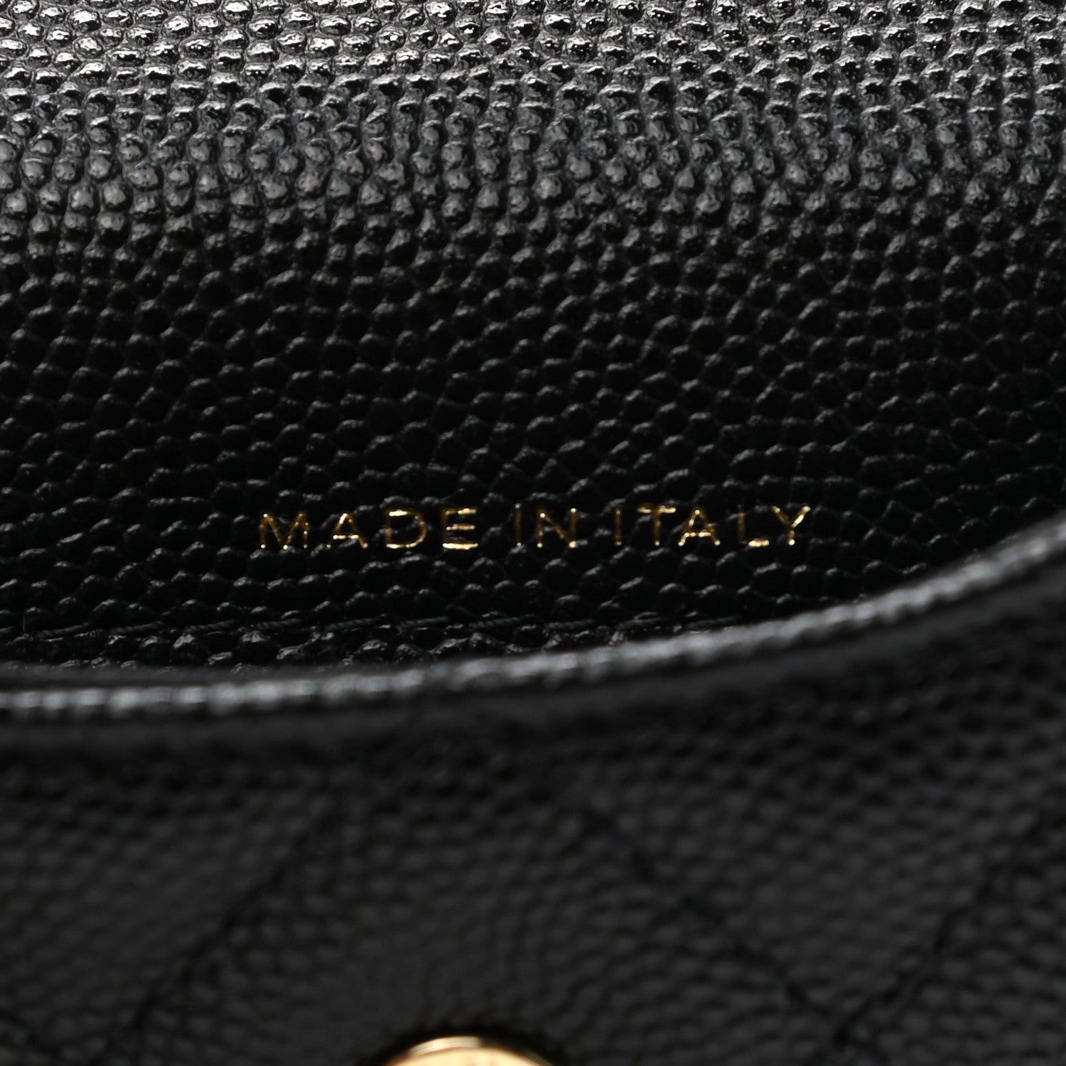 Chanel Caviar Quilted Pearl Card Holder On Chain Black 7 of 8