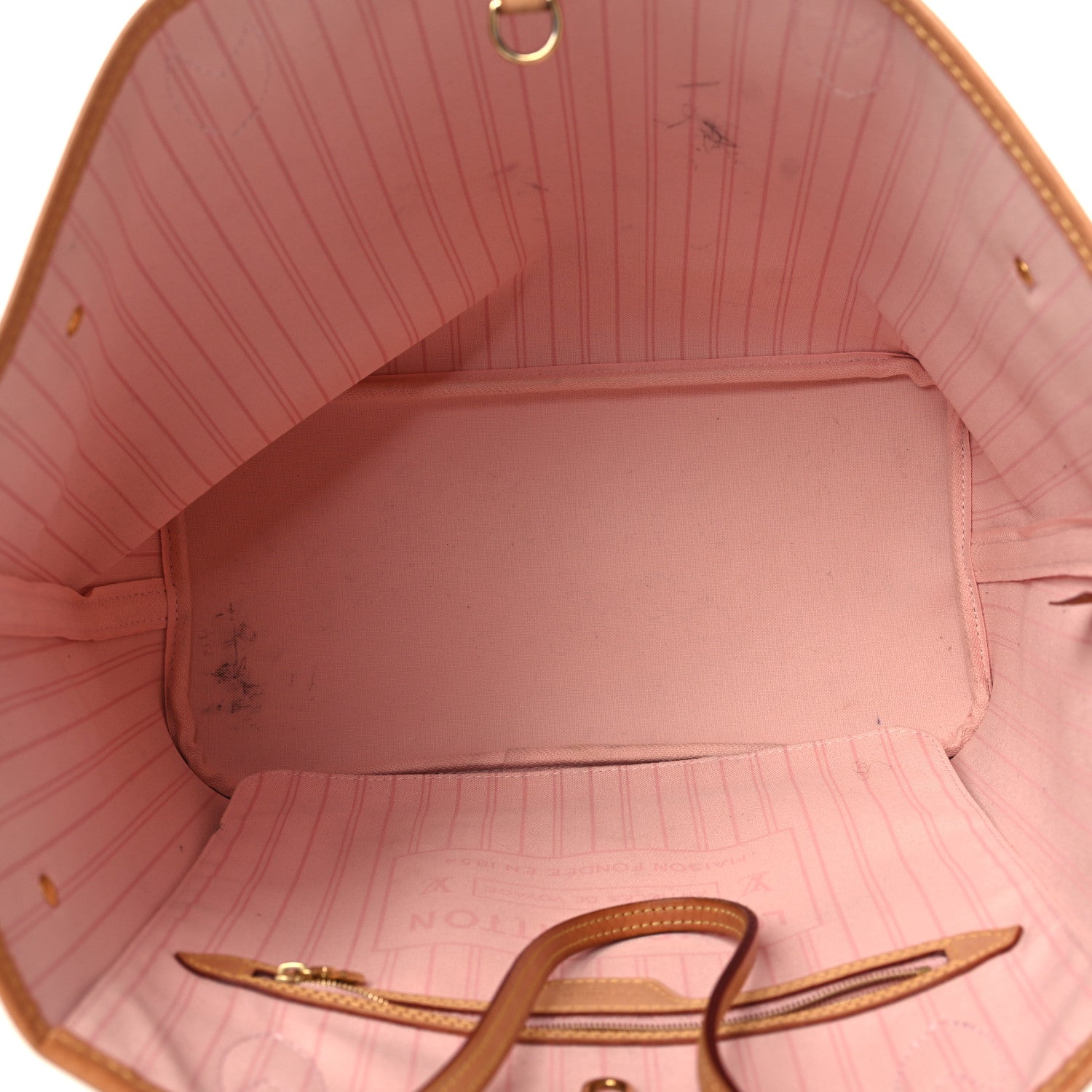 Louis Vuitton Damier Azur Neo Neverfull MM Rose Ballerine 5 of 12