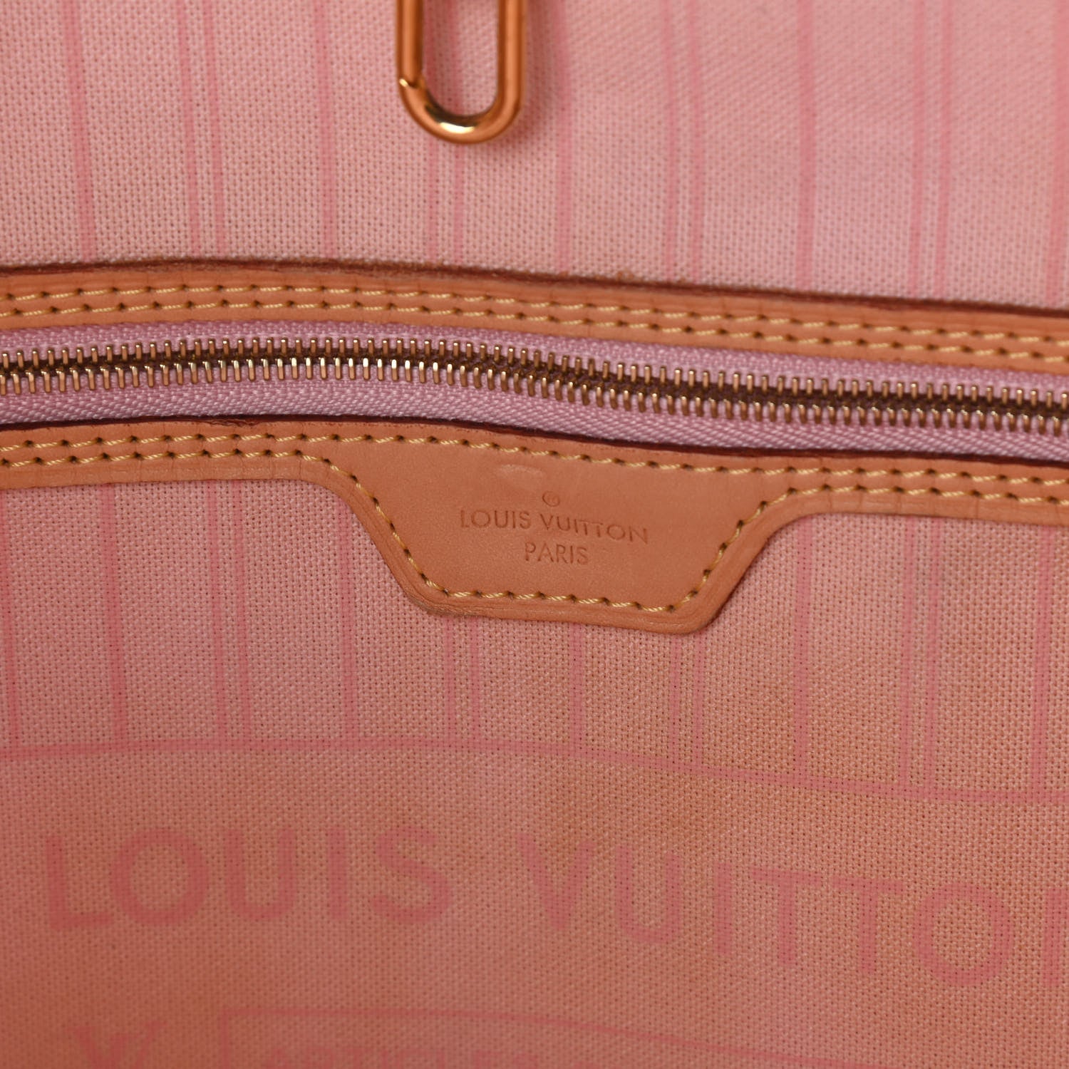 Louis Vuitton Damier Azur Neo Neverfull MM Rose Ballerine 7 of 12