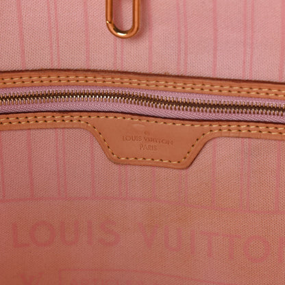 Louis Vuitton Damier Azur Neo Neverfull MM Rose Ballerine 7 of 12
