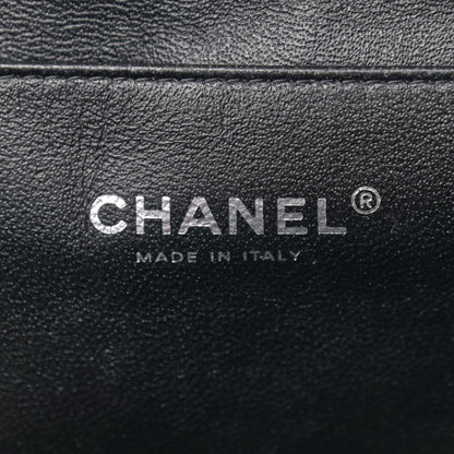 Chanel Patent Quilted Clutch with Chain Flap Black 6 of 9