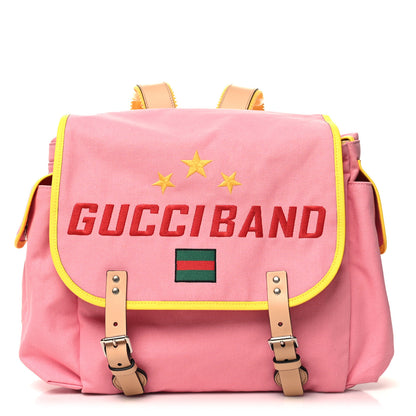 Gucci Canvas Childrens Gucci Band Backpack Pink 1 of 11