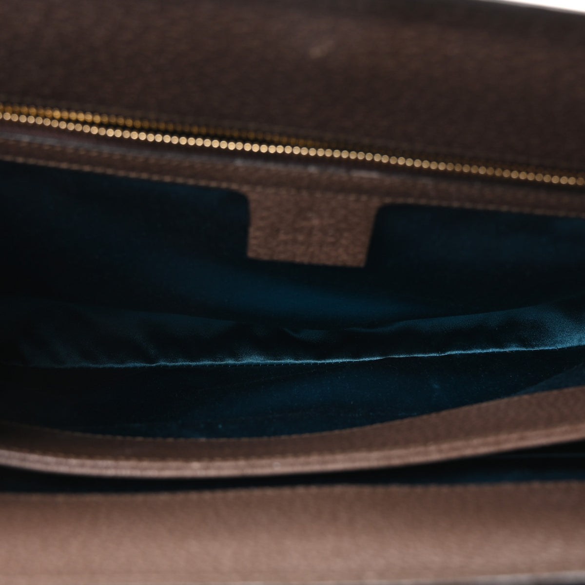 GG Supreme Monogram Web Medium Ophidia Chain Shoulder Bag Brown
