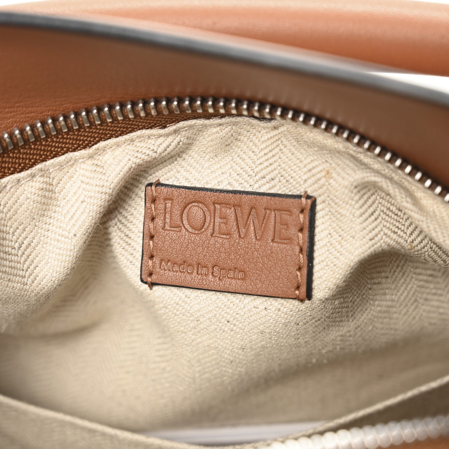 Calfskin Small Puzzle Bag Tan