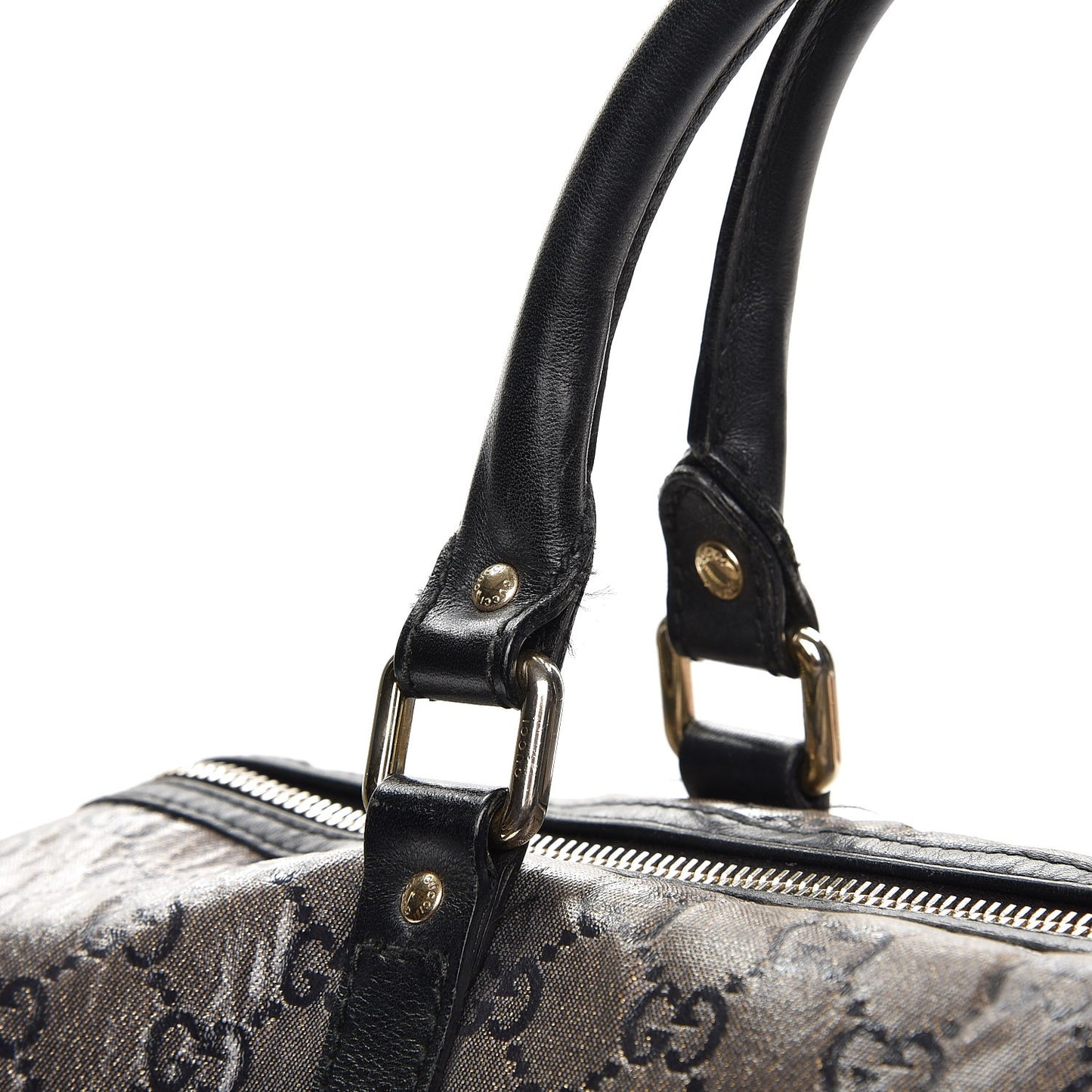 Crystal Monogram Joy Medium Boston Black