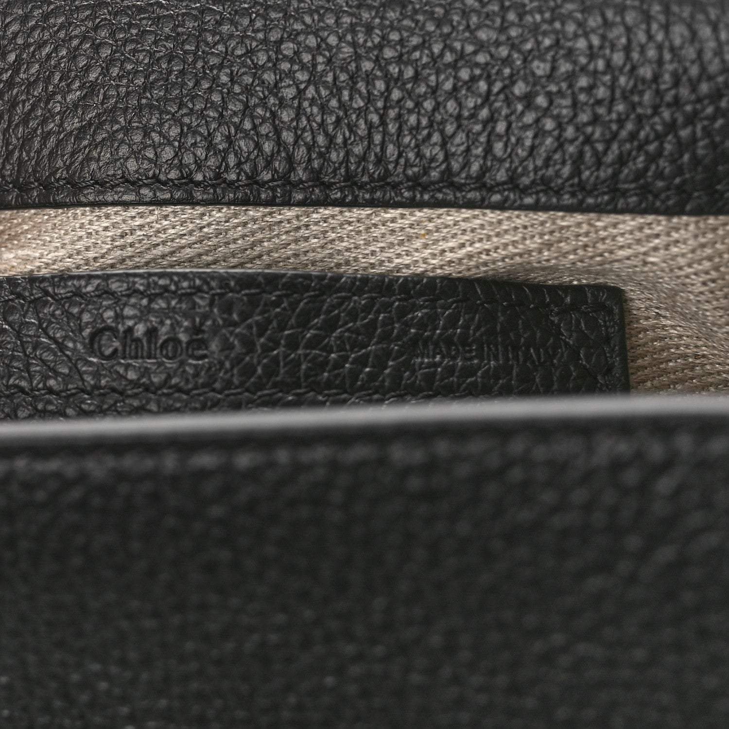 Chloe Grained Calfskin Small Marcie Saddle Bag Black 6 of 8