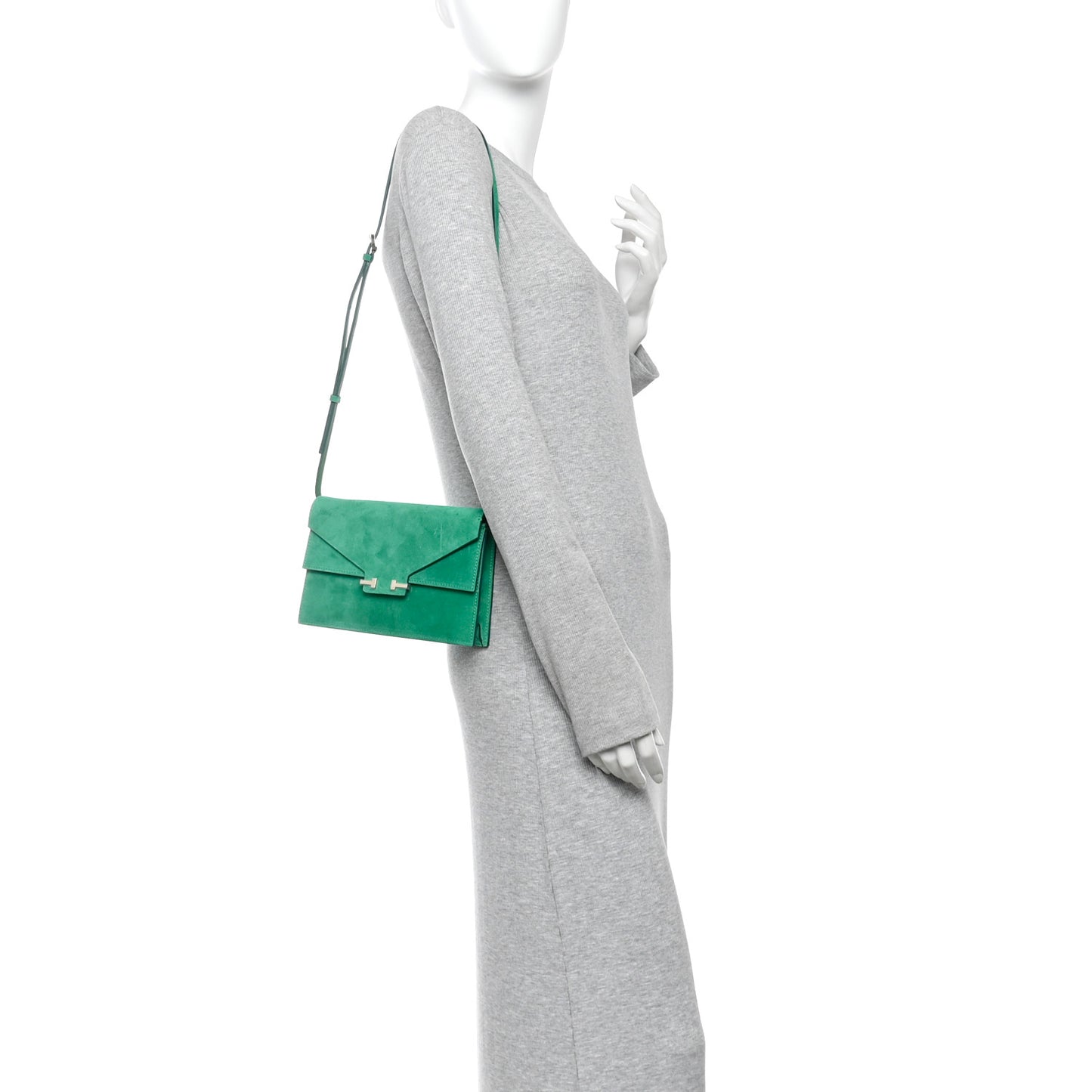 Suede Mini Aube Bag Formal Garden