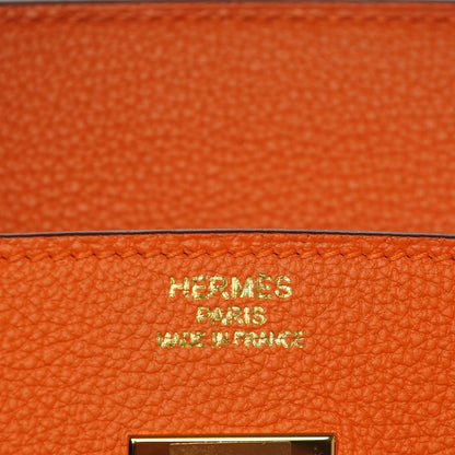 Hermes Togo Birkin 40 Orange 5 of 10