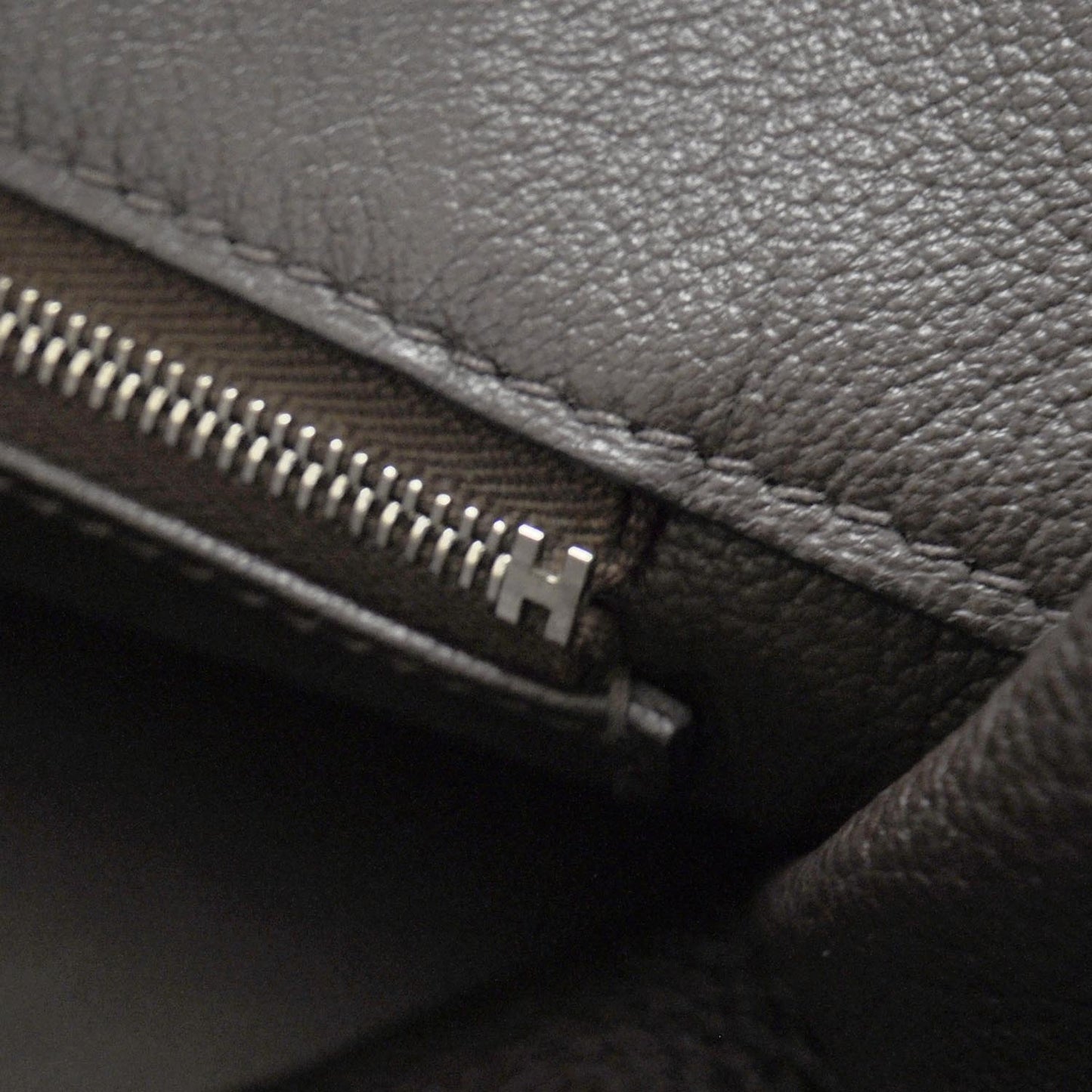 Taurillon Clemence Birkin 40 Cafe Brown