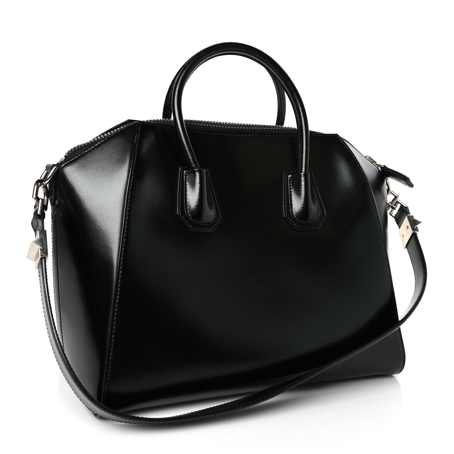 Givenchy Shiny Lord Calfskin Medium Antigona Black 3 of 9