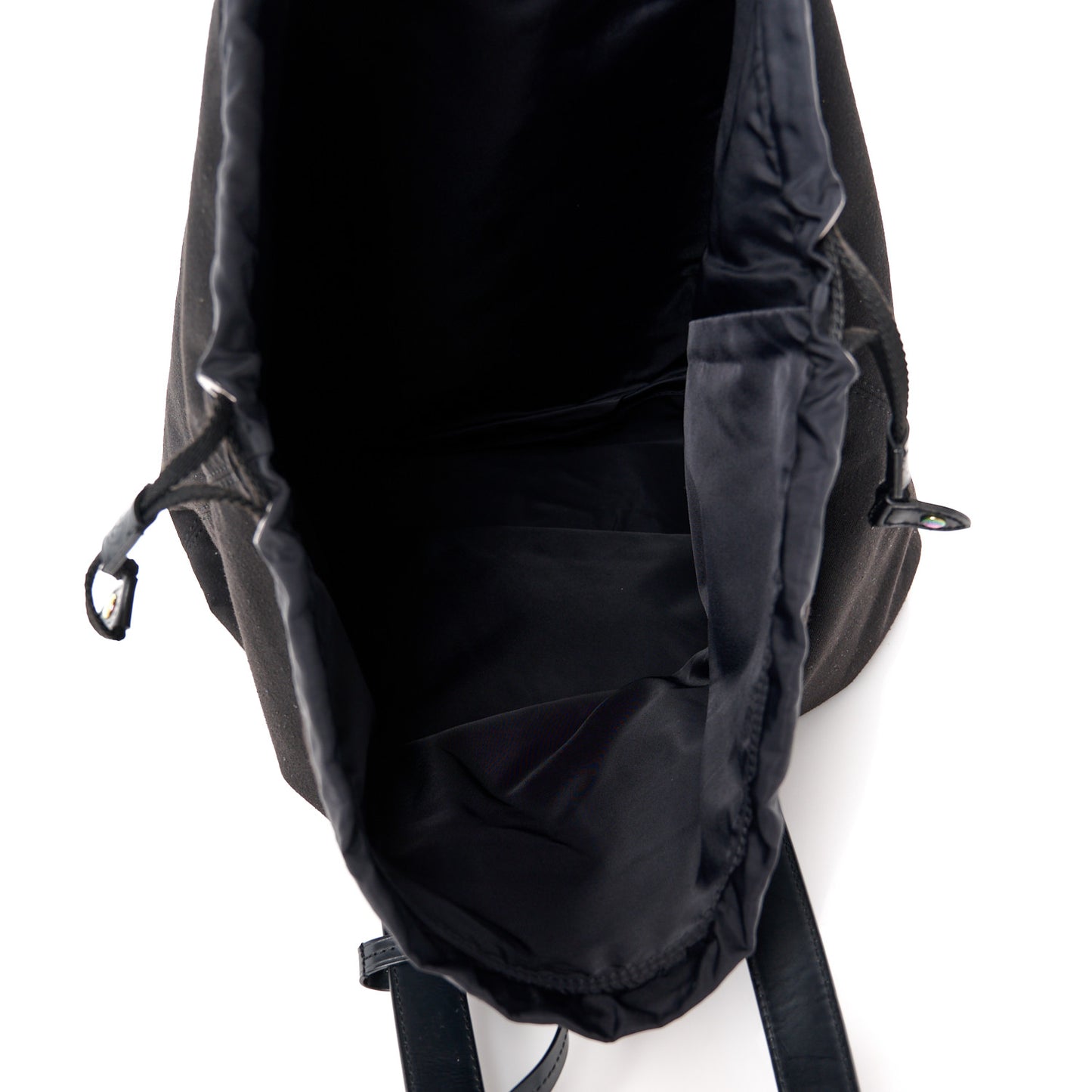Canvas Fragment Cabas Light Tote Bag Black