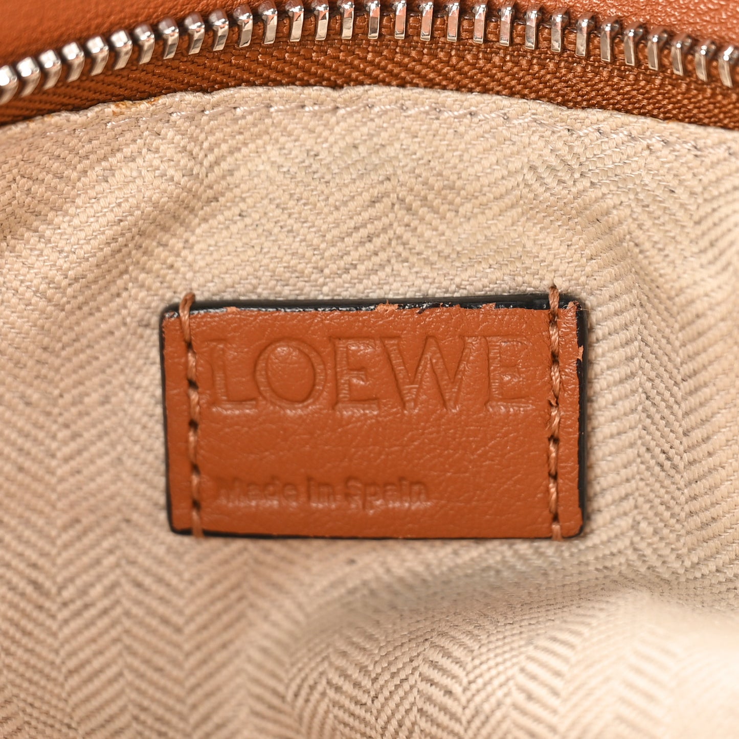 Calfskin Medium Puzzle Bag Tan