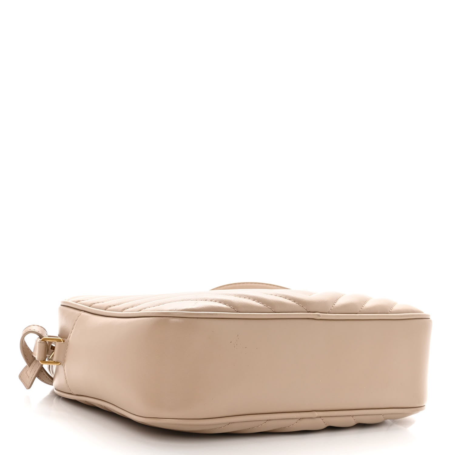 Saint Laurent Calfskin Matelasse Monogram Lou Camera Bag Dark Beige 4 of 9