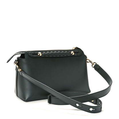 Fendi Vitello King Elaphe Python Print Logo Medium By The Way Boston Bag Dark Asphalt 3 of 9