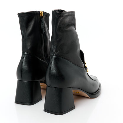 Gucci Quentin Nappa Stretch Granada Kid Horsebit 55mm Ankle Boots 41.5 Black 5 of 9