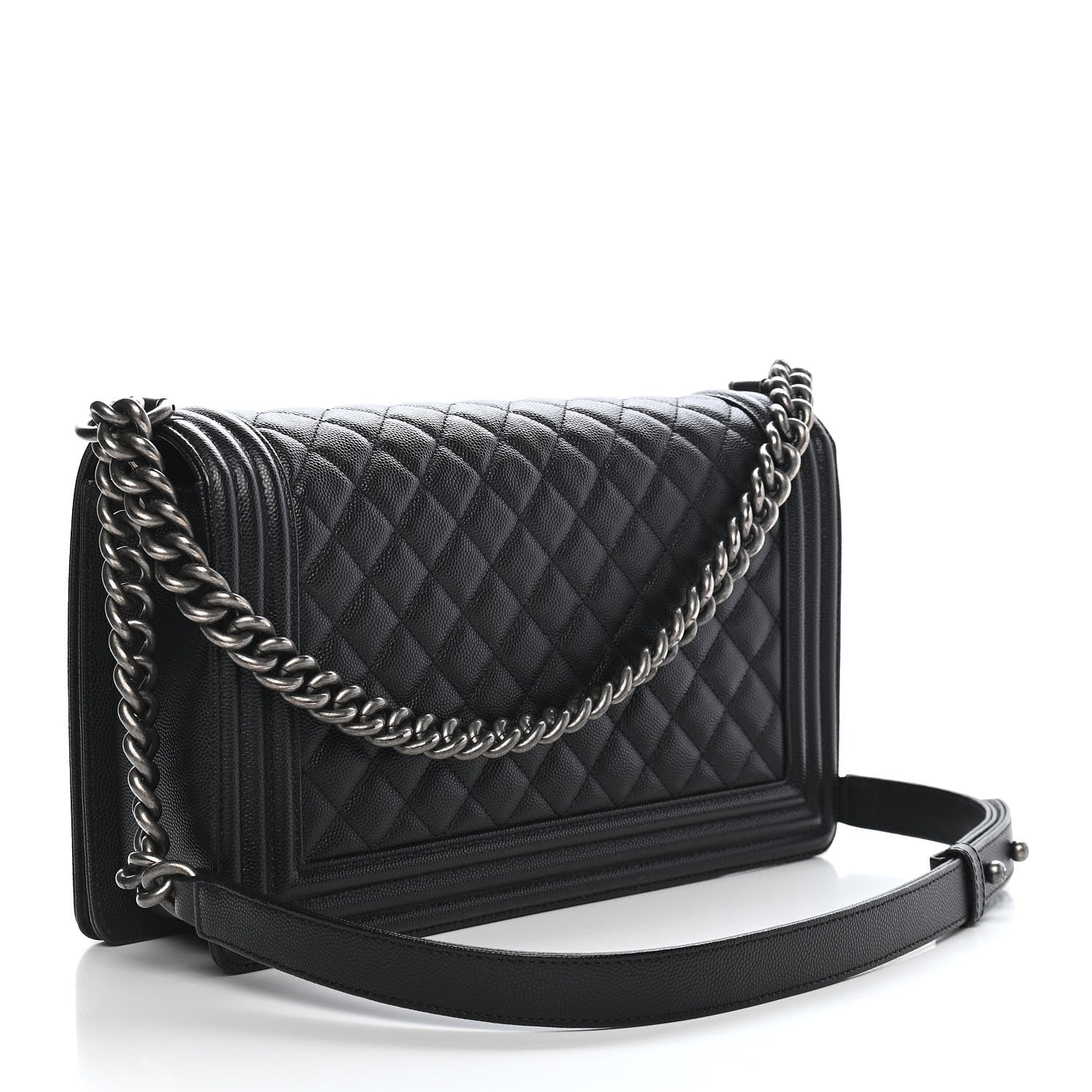 Chanel Caviar Quilted New Medium Boy Flap Black 3 of 9