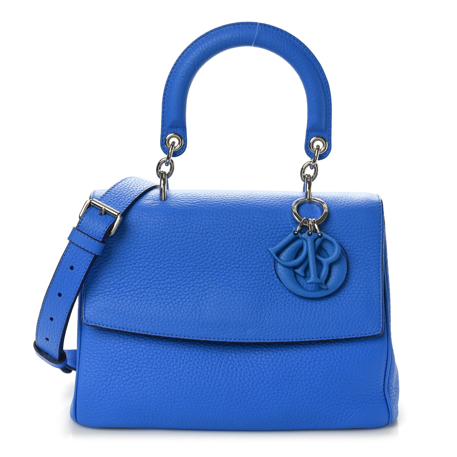 Christian Dior Bullcalf Small Be Dior Flap Blue 1 of 9