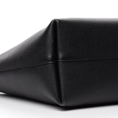 Tom Ford Grained Calfskin Small T Tote Black 6 of 10