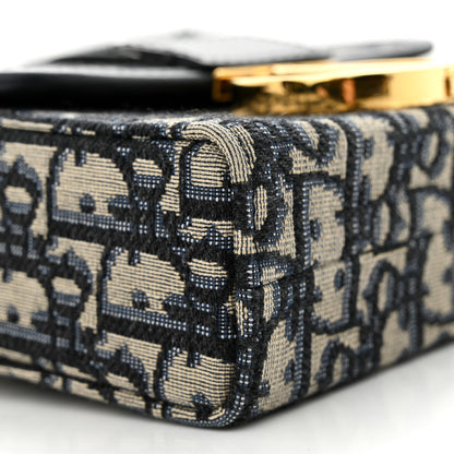 Christian Dior Oblique 30 Montaigne Box Bag Blue 8 of 10