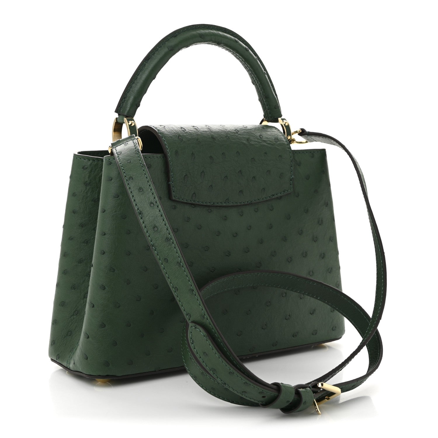 Louis Vuitton Ostrich Capucines BB Mint 3 of 9