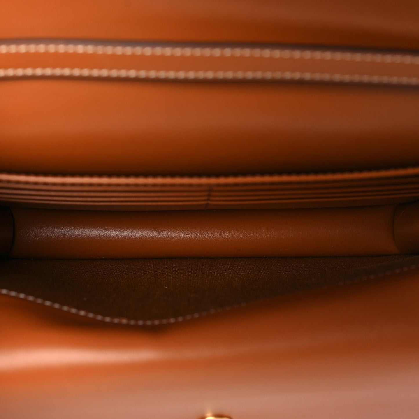 Triomphe Canvas Lambskin Wallet On Strap Tan