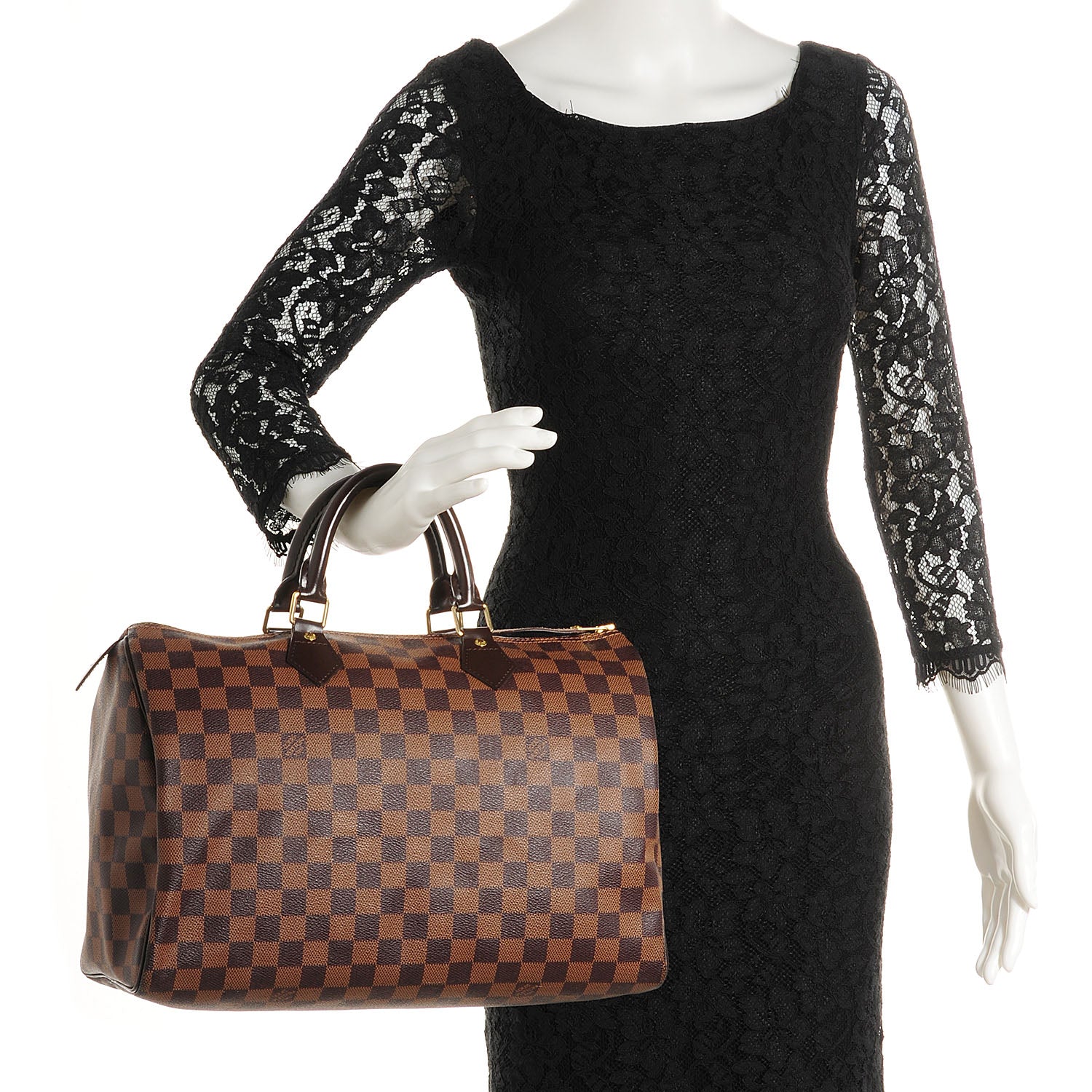 Louis Vuitton Damier Ebene Speedy 35 2 of 7