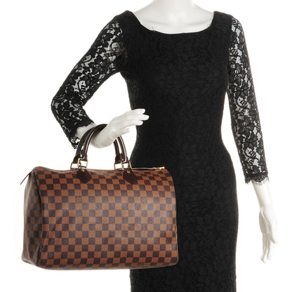 Louis Vuitton Damier Ebene Speedy 35 2 of 7