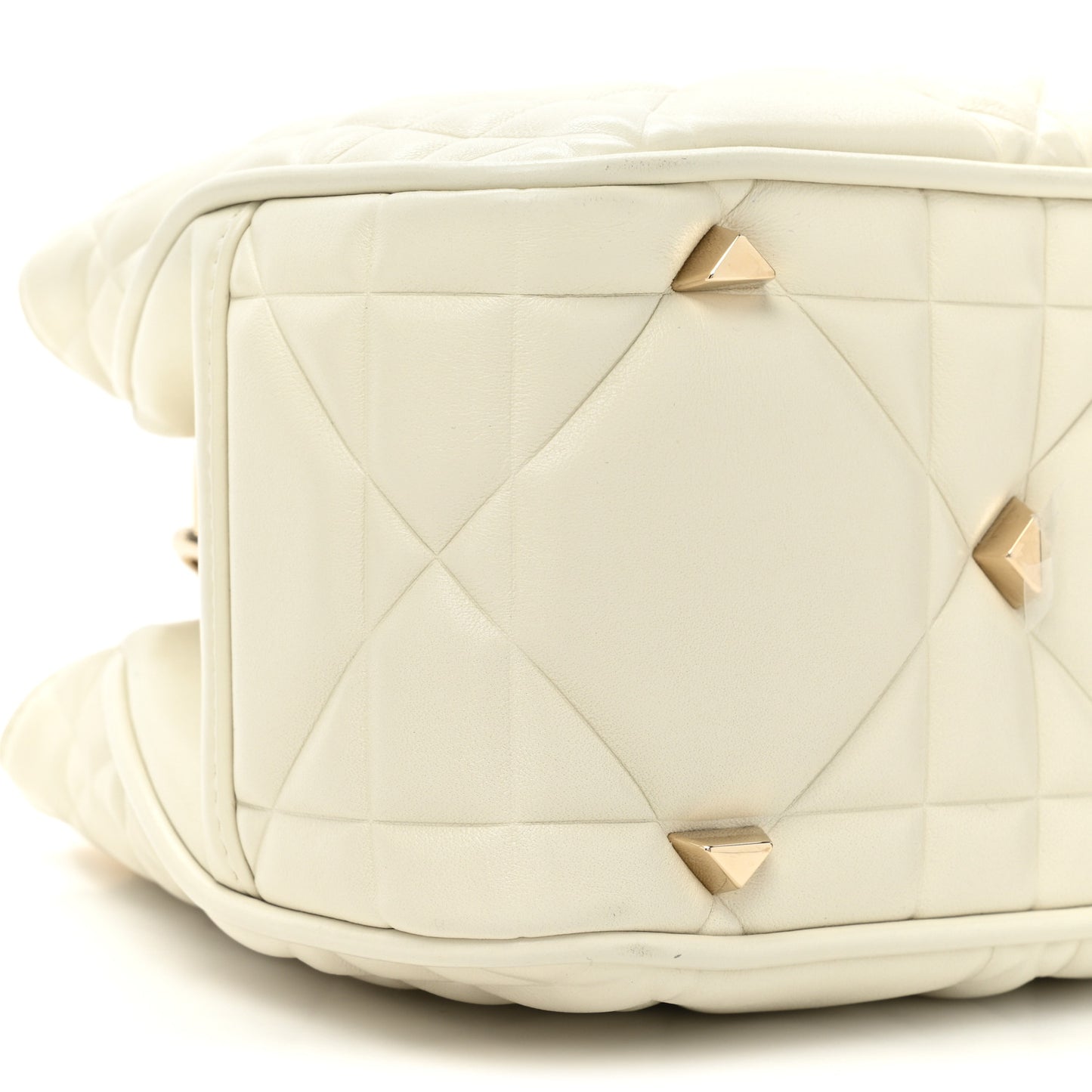 Calfskin Cannage Small The Lady 95.22 Ivory