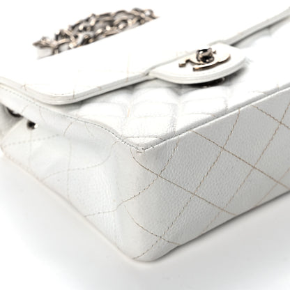 Chanel Caviar Quilted Mini Square Flap White 9 of 13