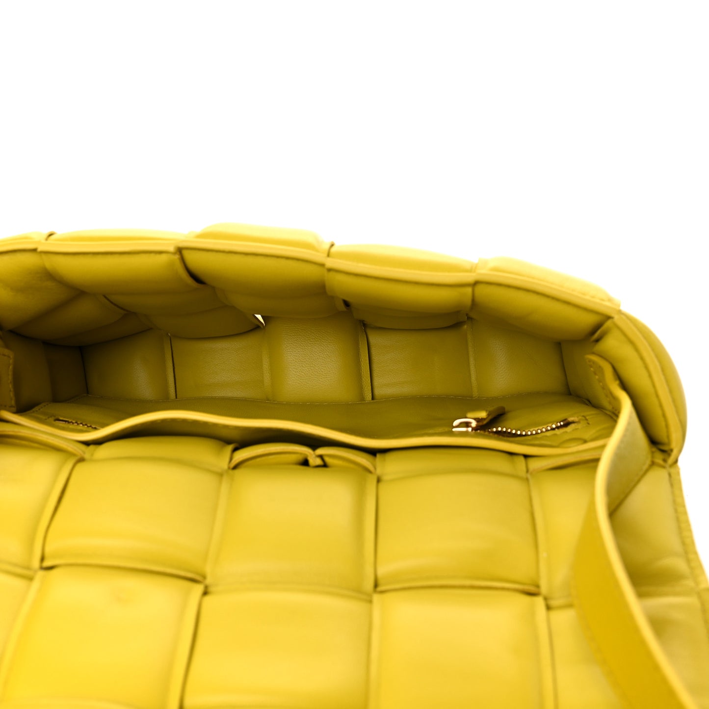 Nappa Maxi Intreccio Padded Cassette Crossbody Bag