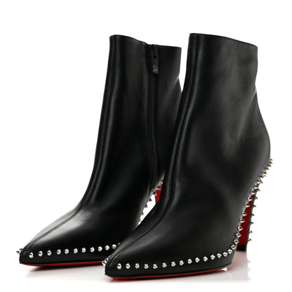 Christian Louboutin Calfskin Hongroise 85 Ankle Boots 38.5 Black 4 of 8