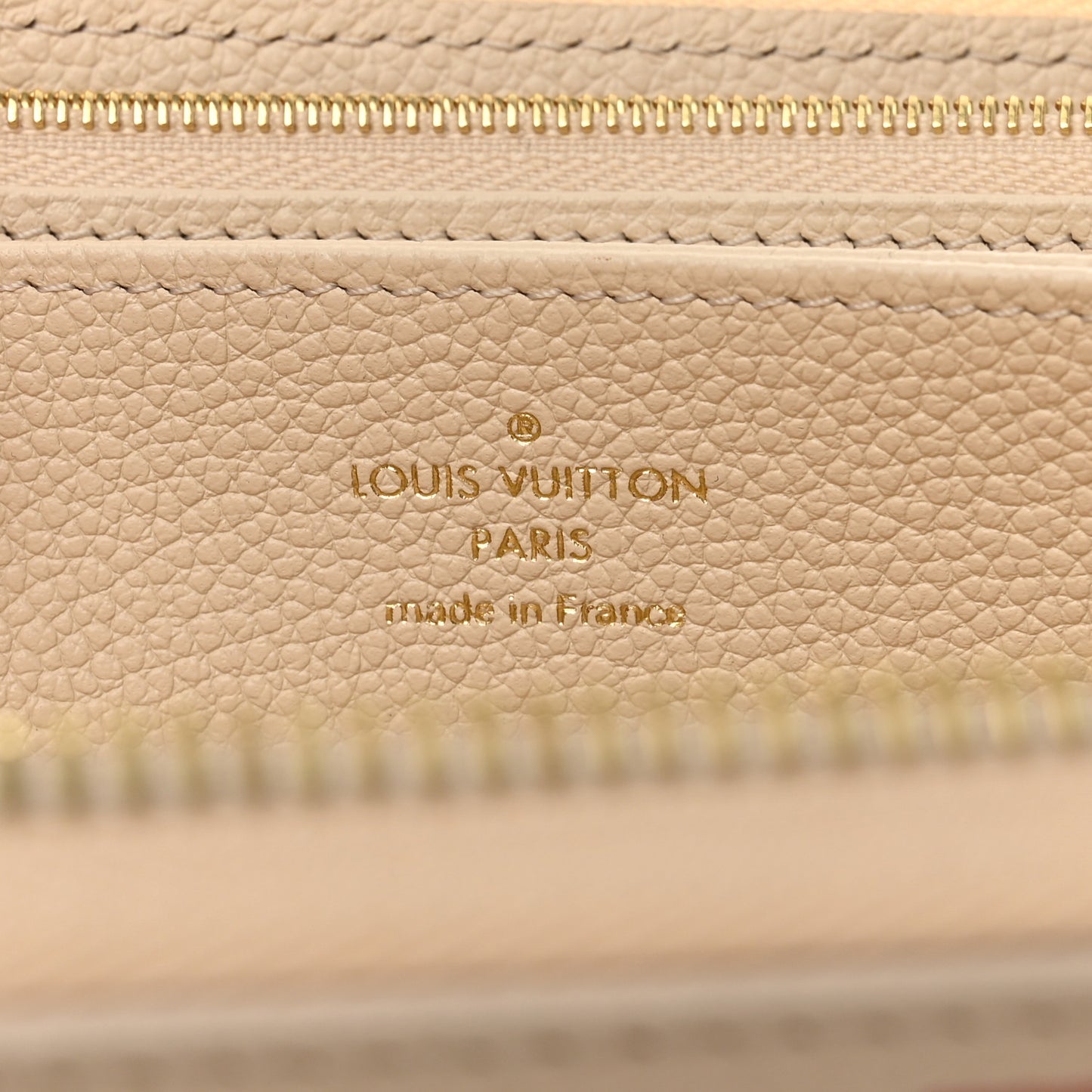 Empreinte Monogram Giant Zippy Wallet Creme Bois De Rose