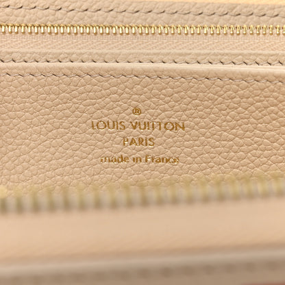 Louis Vuitton Empreinte Monogram Giant Zippy Wallet Creme Bois De Rose 6 of 6