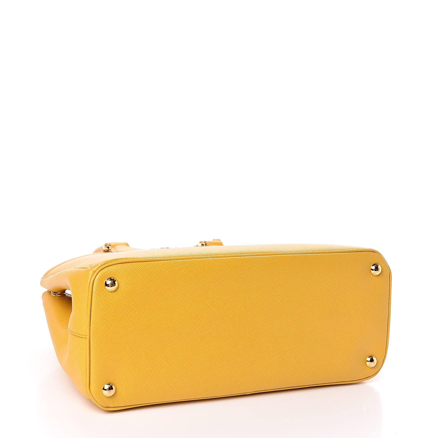 Prada Saffiano Lux Parabole Tote Mimosa 4 of 13