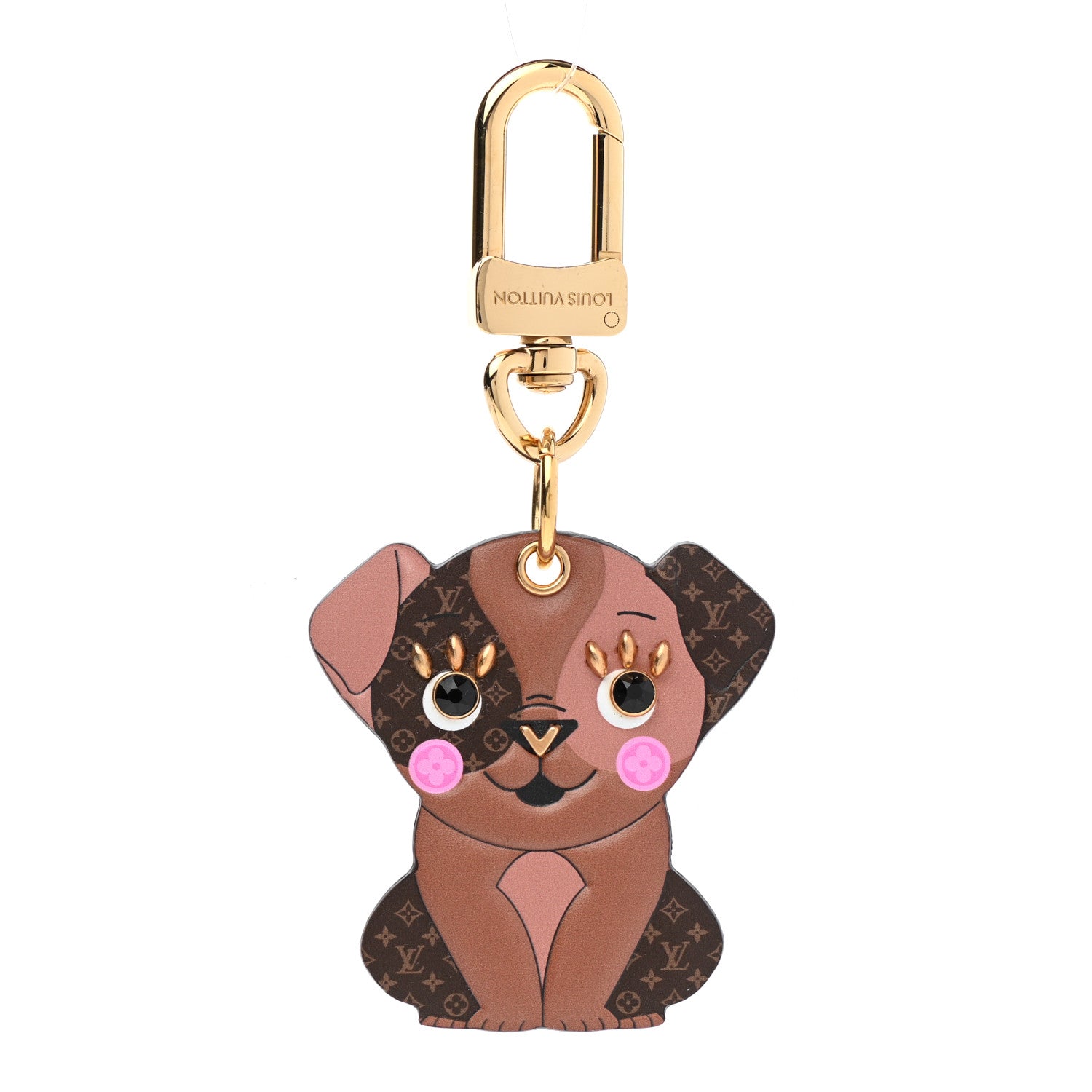 Louis Vuitton Monogram Puppy Bag Charm Key Holder 1 of 4