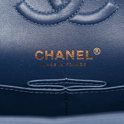 Chanel Caviar Quilted Small Double Flap Navy 6 of 10