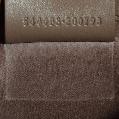 Alexander McQueen Calfskin Embossed Suede Large Heroine Tan 8 of 8