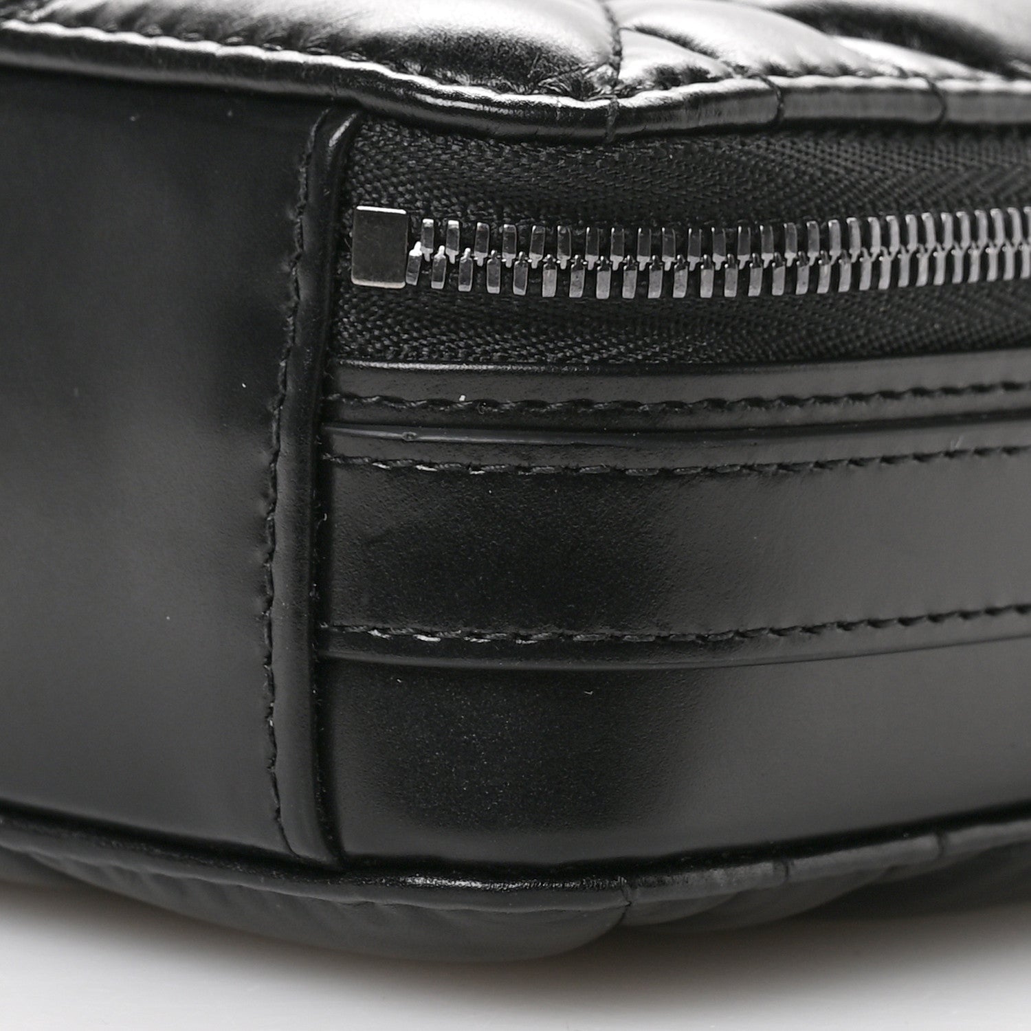 Christian Dior Calfskin Macrocannage Caro Box Bag Black 10 of 10
