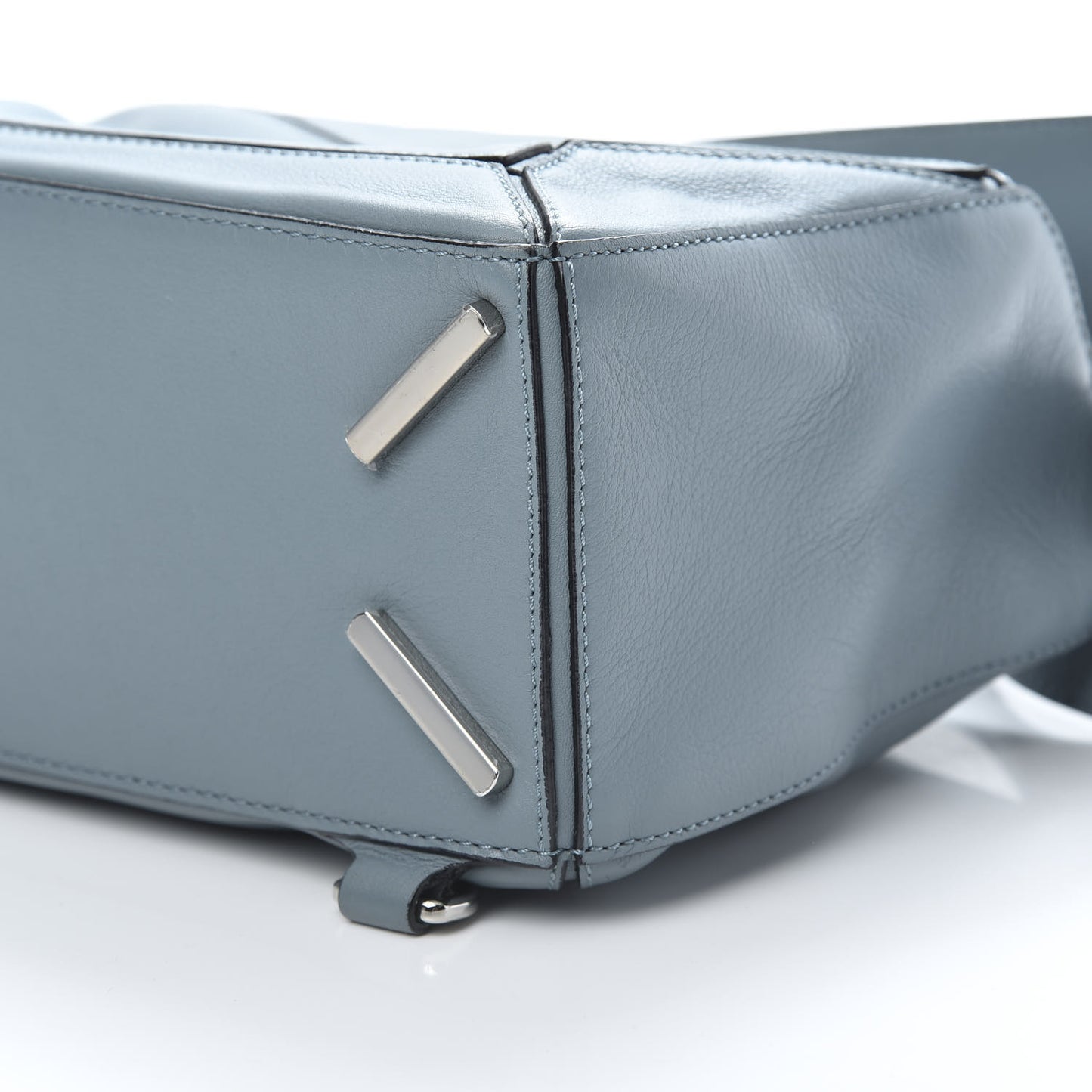 Calfskin Small Puzzle Bag Stone Blue