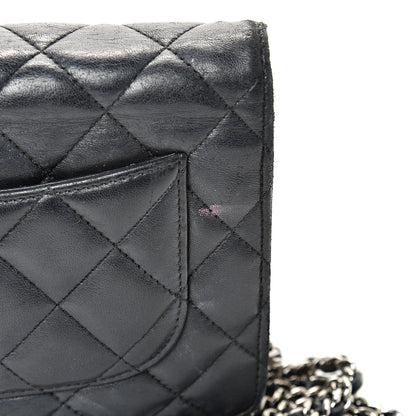 Chanel Lambskin Quilted Wallet On Chain WOC Black 21 of 24