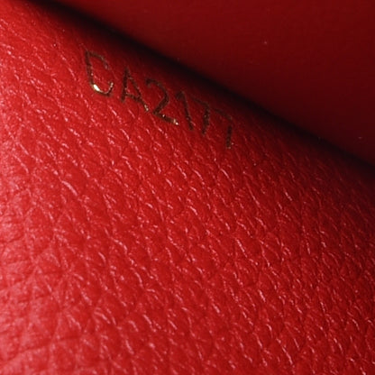 Louis Vuitton Calfskin Double V Wallet Rubis 7 of 7