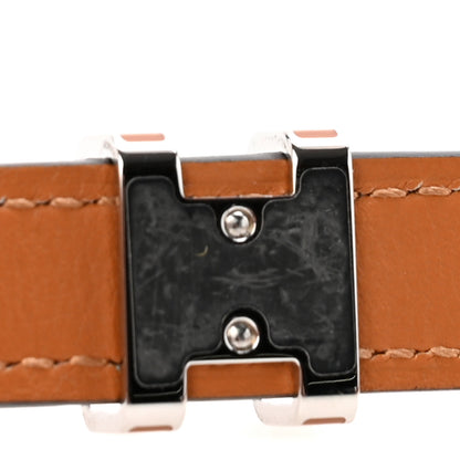 Hermes Epsom 15mm Pop H Belt 75 30 Gold 6 of 8