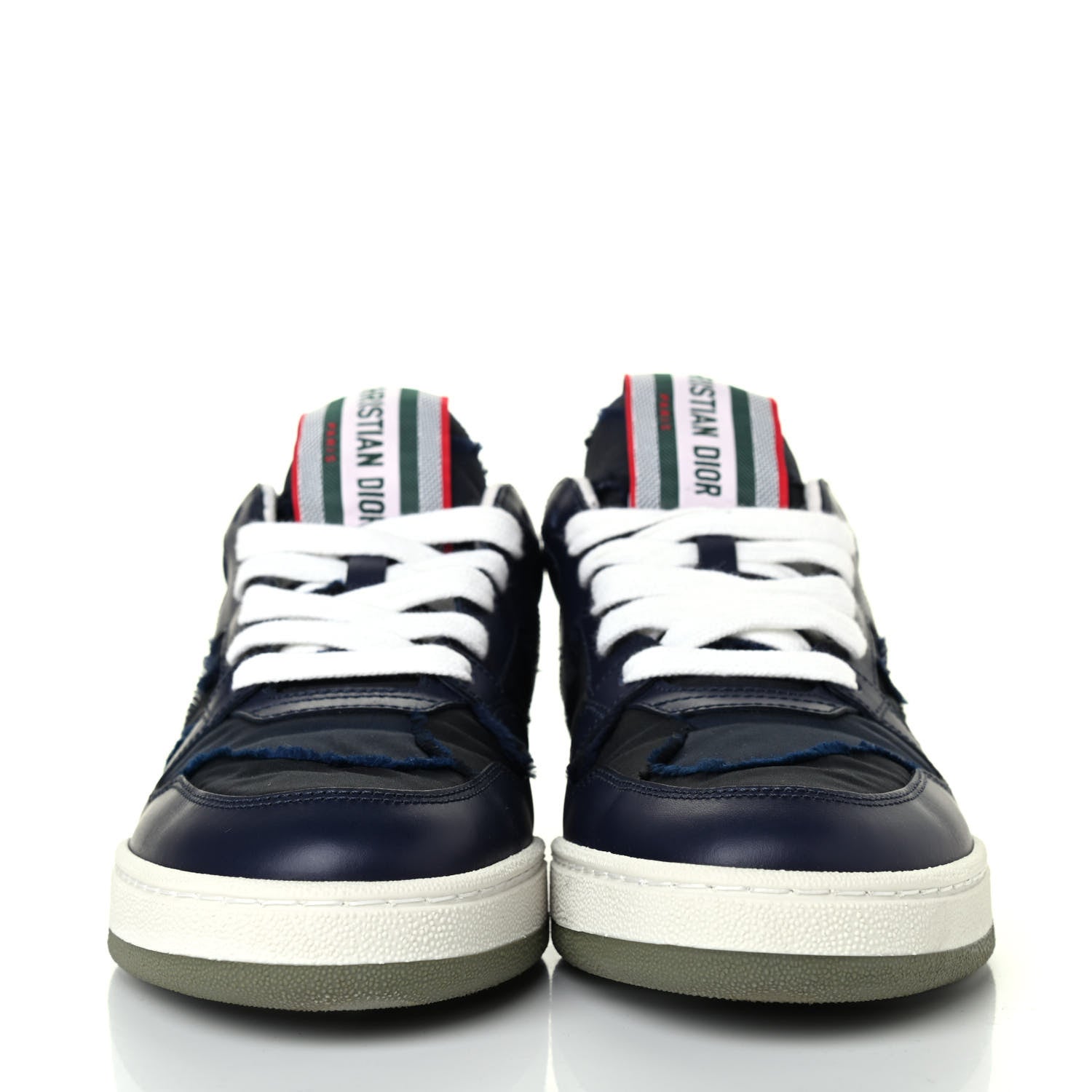 Christian Dior Technical Calfskin Sneakers 37.5 Blue 2 of 4