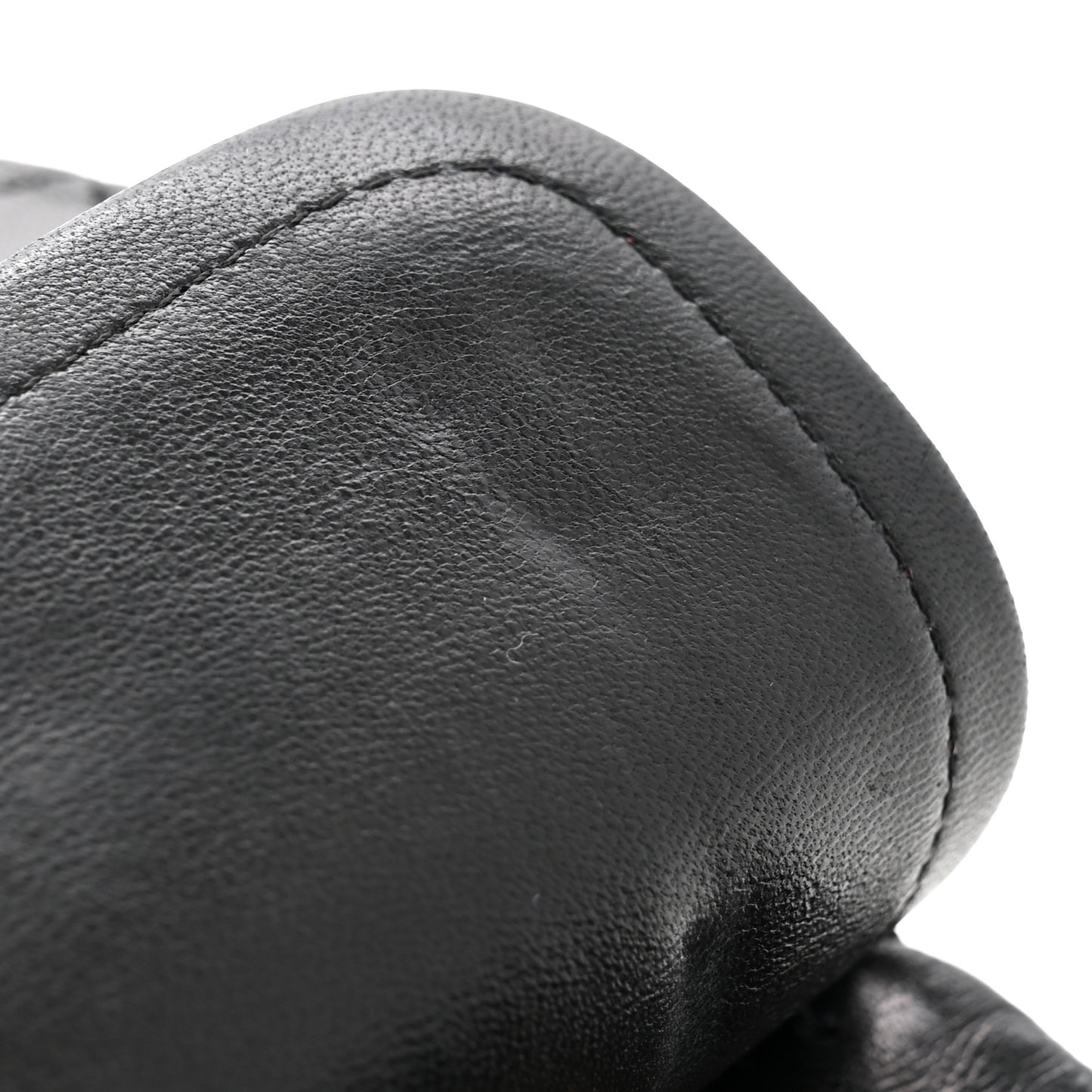 Lambskin Quilted Small Double Flap Black