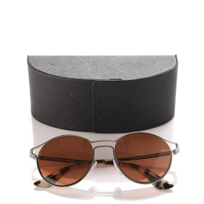 Prada Mirrored Cinema Sunglasses SPR 62S Brown 8 of 8