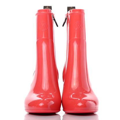 Louis Vuitton Rubber Silhouette Ankle Boots 39 Corail 2 of 8