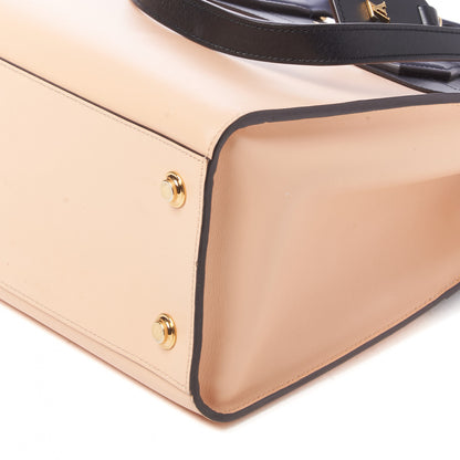 Louis Vuitton Calfskin City Steamer MM Vanilla Black 5 of 8