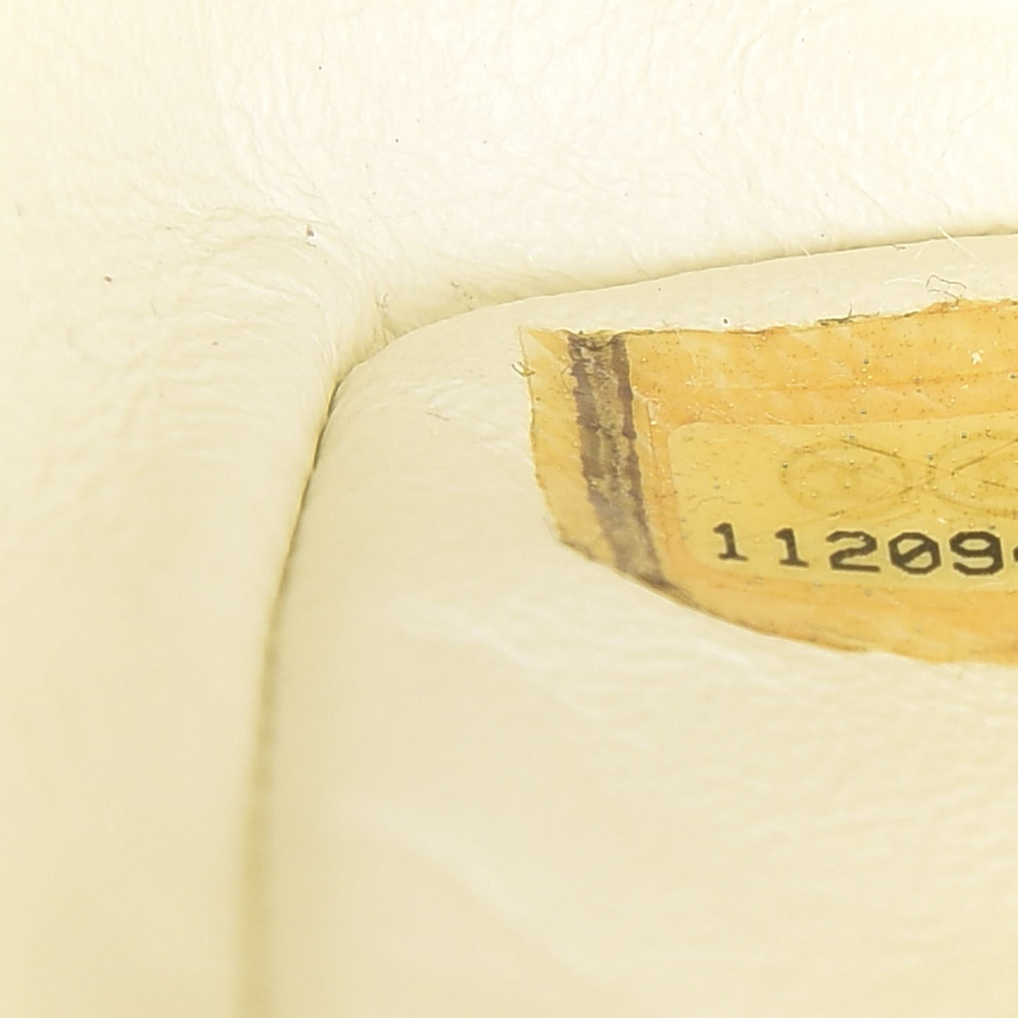 Lambskin Perforated East West Flap White
