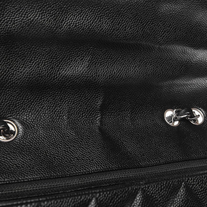 Chanel Caviar Quilted Jumbo Single Flap Black 9 of 13