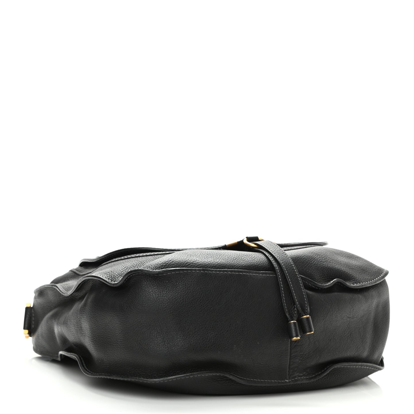 Calfskin Large Marcie Hobo Black